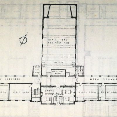 First Floor blueprint 1920-30